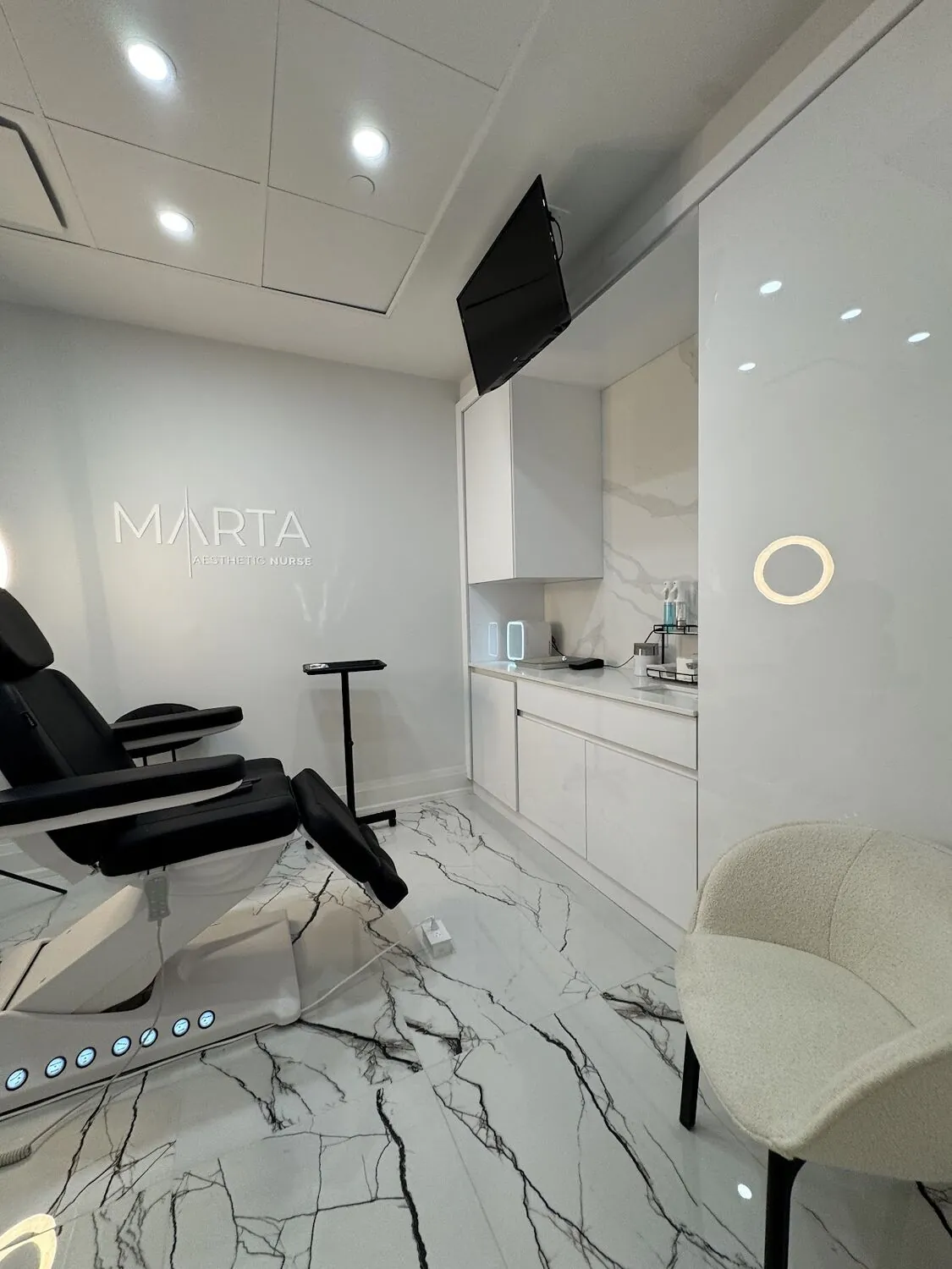 Inside the Aesthetic Nurse Marta studio in Vaughan